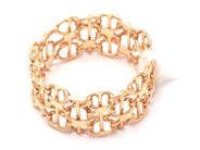 Jewellery - Ring X-bracelet 18K 3,4g Ø17¼ with stones - View 1