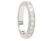 Jewellery - ETERNITY RING, 18K white gold - View 1