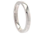 Jewellery - PLAIN RING, 18K white gold - View 1