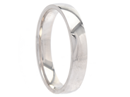 Jewellery - PLAIN RING, 18K white gold - View 1