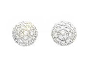 Jewellery, EARRINGS, 18K white gold, in auction: Classic – Saturday 29 August 2020
