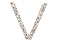 Jewellery - LETTER PENDANT, letter V - View 1