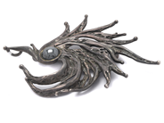 Jewellery, Pendant/Brooch S925 18,1g with stone, in auction: Pawn – Tuesday 8 September 2020