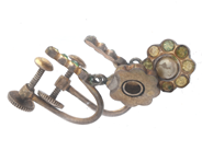 Jewellery, Earrings S830 2,9g with stones and screw lock, stones missing, in auction: Pawn – Tuesday 8 September 2020