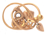Lot, Lot of gold 18K 9,3g missing loop, missing stones, in auction: Pawn – Tuesday 8 September 2020