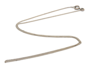 Jewellery, Necklace "curb" S830 2,2g 49cm defect clasp, in auction: Pawn – Tuesday 8 September 2020
