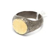 Jewellery - Signet ring S925 10,6g Ø17 double-dyed - View 1