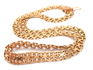 Jewellery - Necklace X-bracelet 18K 26g 45cm graduated - View 1