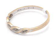 Lot, Ring 18K 1,4g Ø17½ somewhat skew, i white gold needs rodieras of, in auction: Pawn – Tuesday 8 September 2020