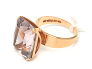 Jewellery, Ring 14K 7,5g Ø17 1/2 with stone, in auction: Pawn – Tuesday 8 September 2020