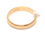 Lot, Ring 18K 3,8g engraved , in auction: Pawn – Tuesday 8 September 2020