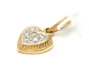 Lot, Pendant 14K 2,3g with white stones , in auction: Pawn – Tuesday 8 September 2020