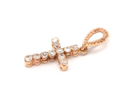 Lot, Pendant 14K 1,1g with white stones , in auction: Pawn – Tuesday 8 September 2020