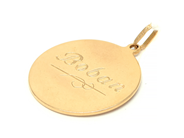 Lot, Pendant Engraved 18K 5,5g , in auction: Pawn – Tuesday 8 September 2020