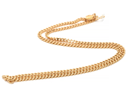 Jewellery, Necklace "curb" 18K 19,2g 47cm, in auction: Pawn – Tuesday 8 September 2020