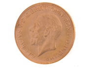Coins, Coin 21K 7,9g GEORGIVS V D.G 1931, in auction: Pawn – Tuesday 8 September 2020