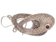 Jewellery, 1 pair earrings with stone s925 3,1g, in auction: Pawn – Tuesday 8 September 2020