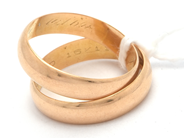 Lot, Lot of gold engraved 18K 6,6g, in auction: Pawn – Tuesday 8 September 2020
