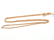 Jewellery, Necklace "curb" 38cm 18K 2,3g, in auction: Pawn – Tuesday 8 September 2020