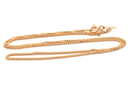 Jewellery, Necklace "curb" 38cm 18K 3g, in auction: Pawn – Tuesday 8 September 2020