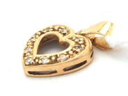 Jewellery, Pendant with stones 18K 0,7g, in auction: Pawn – Tuesday 8 September 2020