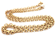 Jewellery, Necklace graduated X-bracelet 45cm 18K 18,4g, in auction: Pawn – Tuesday 8 September 2020