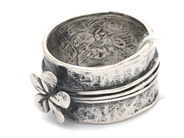 Jewellery, Ring S925 width 12mm Ø17¾ 7,5g, in auction: Pawn – Tuesday 8 September 2020