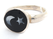 Jewellery, Ring with enamel S925 Ø17½ 4,6g, in auction: Pawn – Tuesday 8 September 2020