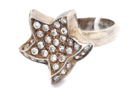 Jewellery, Ring with stones S925 Ø16½ brv 3,9g, in auction: Pawn – Tuesday 8 September 2020