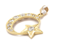 Jewellery, Pendant with stones 14K brv 3g, in auction: Pawn – Tuesday 8 September 2020