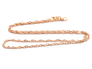 Jewellery, Chain Singapore 18K 41cm 2,6g, in auction: Pawn – Tuesday 8 September 2020