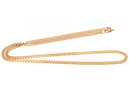 Jewellery, Chain "curb" hollow 18K 50cm 9,6g, in auction: Pawn – Tuesday 8 September 2020