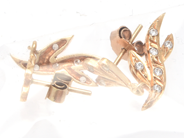 Jewellery, Earrings one pair with stones 14K brv 4,4g, in auction: Pawn – Tuesday 8 September 2020