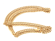 Jewellery, Chain hollow 18K 44cm 25,4g, in auction: Pawn – Tuesday 8 September 2020