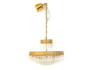 Miscellaneous, Chandelier Ø35cm, a few defect prismor and a few prismor lies separat i one bag, in auction: Pawn – Tuesday 8 September 2020