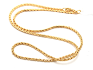 Jewellery, Necklace 18K 11,0g 43cm width: 0,16cm, in auction: Pawn – Tuesday 8 September 2020