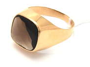 Jewellery, Ring 18K 4,7g Ø19¼, with stone, in auction: Pawn – Tuesday 8 September 2020