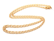 Jewellery, Necklace graduated Bismarck 18K 10,6g 45,4cm width: 0,33-0,55cm, in auction: Pawn – Tuesday 8 September 2020