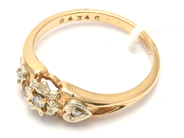 Jewellery - Ring 14K 2,4g Ø16½, with diamonds 1xca0,05ct + 2xca0,01ct - View 1
