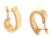 Jewellery, Earrings one pair 18K 7,0g, scratched, in auction: Pawn – Tuesday 8 September 2020