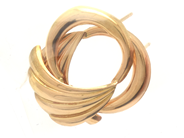 Lot, Earrings one pair 18K 1,2g, missing stoppers, in auction: Pawn – Tuesday 8 September 2020
