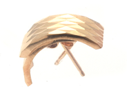 Jewellery, Earrings one pair 18K 0,7g, missing one stopper, in auction: Pawn – Tuesday 8 September 2020