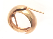 Jewellery, Earrings one pair 18K 1,0g, missing stoppers, in auction: Pawn – Tuesday 8 September 2020