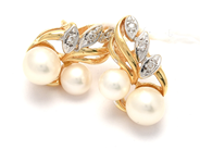 Jewellery, Earrings one pair 18K 3,1g, missing stoppers, in auction: Pawn – Tuesday 8 September 2020