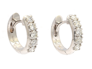Jewellery, EARRINGS, 18K white gold, in auction: Classic – Saturday 26 September 2020