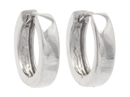 Jewellery - HOOP EARRINGS, 18K white gold - View 1