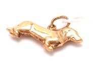 Jewellery, Pendant 18K 0,7g Dachshund, in auction: Pawn – Tuesday 13 October 2020