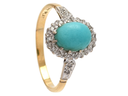 Jewellery, RING, 18K gold/platinum, in auction: Lilla jewellery – Thursday 22 October 2020