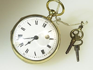 Watches, VERGE, gilt approx 1840., in auction: Watches – Saturday 1 March 2003