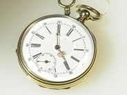 Watches, POCKETWATCH, cylinderur, in auction: Watches – Saturday 1 March 2003
